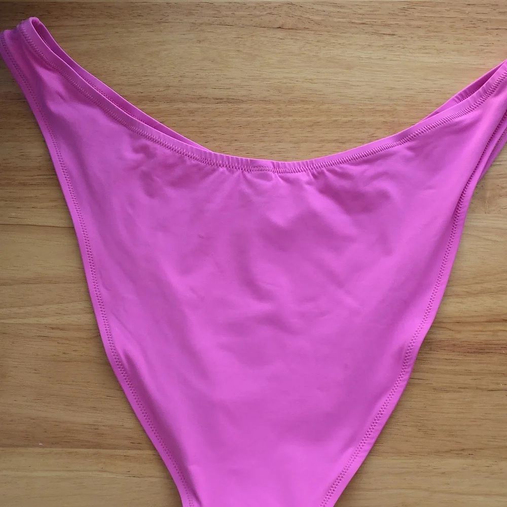 SKIMS Recycled Swim Cheeky Tanga Neon Orchid 4X Bottom #52